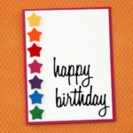 Make this easy DIY birthday card for friends, moms, dads and anyone else you can think of. By following the simple step-by-step tutorial, you'll have a handmade card in under an hour! #craftedliving #birthdaycards #diycrafts #cardmaking