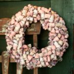 Make this easy DIY wreath to add festive style to your front door or porch. By following the simple step-by-step tutorial, you'll have a beautiful wreath in a few hours! #craftedliving #valentinesday #diycrafts #wreaths #wreathtutorial