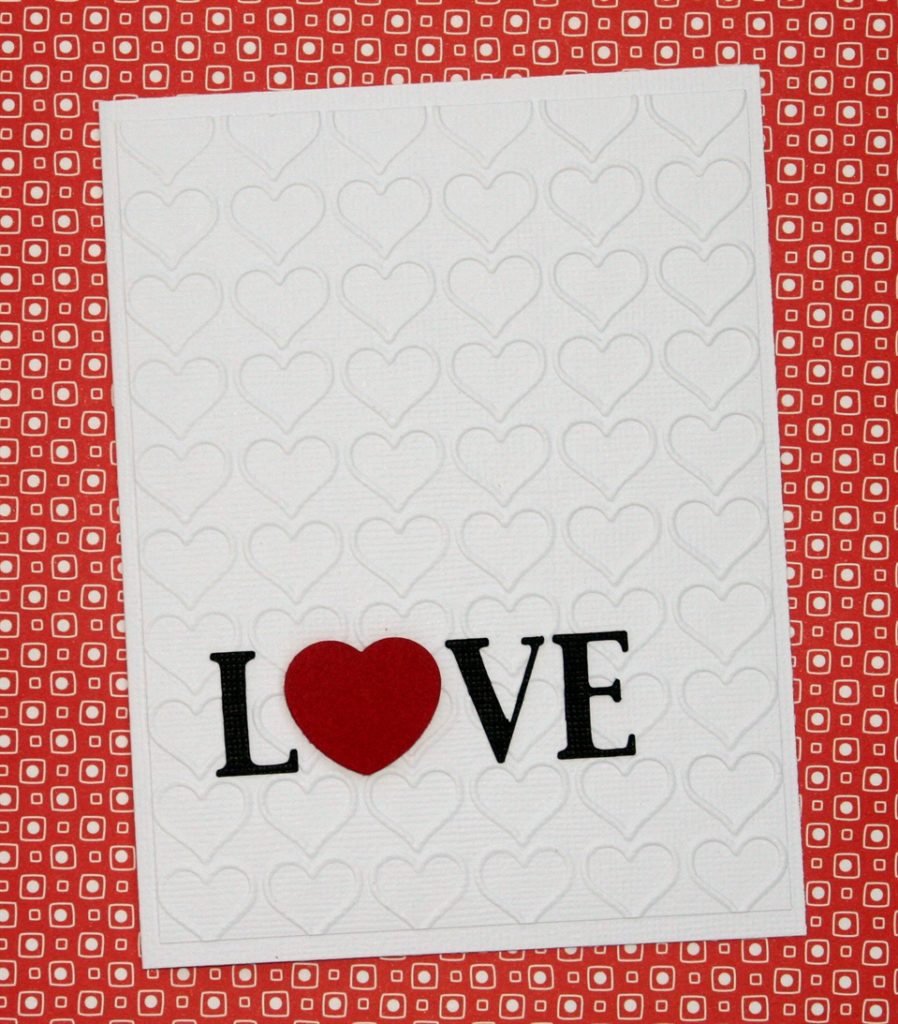 Make this easy DIY card for the one you love to celebrate Valentine's Day or your anniversary. By following the simple step-by-step tutorial, you'll have a beautiful card in under an hour! #craftedliving #handmadecard #diycrafts #valentinesday