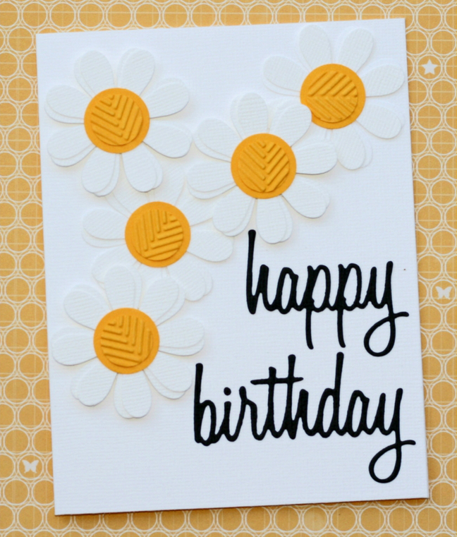 Make this easy DIY birthday card for girlfriends, moms, sisters or anyone else you can think of. By following the simple step-by-step tutorial, you'll have a handmade card in under an hour! #craftedliving #birthdaycards #diycrafts #cardmaking