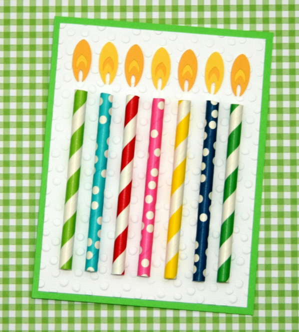 Make this easy DIY birthday card for friends, moms, dads, kids and anyone else you can think of. By following the simple step-by-step tutorial, you'll have a handmade card in under an hour! #craftedliving #birthdaycards #diycrafts #cardmaking