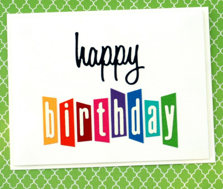 Make this easy DIY birthday card for friends, moms, dads and anyone else you can think of. By following the simple step-by-step tutorial, you'll have a handmade card in under an hour! #craftedliving #birthdaycards #diycrafts #cardmaking