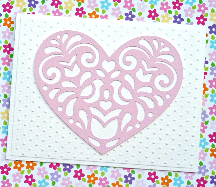 Make this easy DIY card for the one you love to celebrate Valentine's Day or your anniversary. By following the simple step-by-step tutorial, you'll have a beautiful card in under an hour! #craftedliving #handmadecard #diycrafts #valentinesday