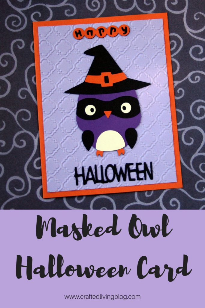 Make this easy DIY Halloween card using your Cricut. Fun to give this spooky handmade card to the Halloween lovers in your life. #craftedliving #halloween #halloweencrafts #greetingcard #diycrafts #diy #cricut #cricutprojects