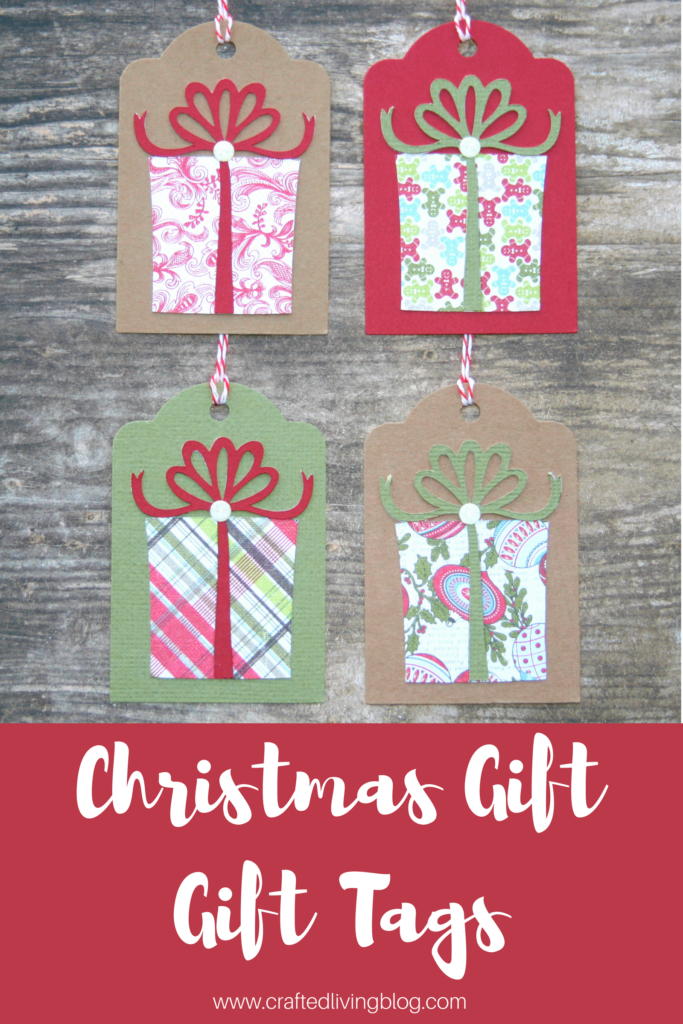 Make these quick and easy diy gift tags using your Cricut. By following the simple step-by-step tutorial, you'll have handmade gift tags to make your Christmas gifts extra special. #craftedliving #christmas #christmasgifts #christmascrafts