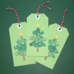 Make these quick and easy diy Christmas Tree Gift Tags using your Cricut. By following the simple step-by-step tutorial, you'll have handmade gift tags to make your Christmas gifts extra special. #craftedliving #christmas #christmasgifts #christmascrafts