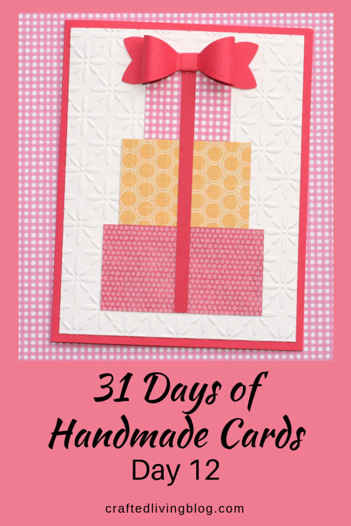 Make this easy DIY birthday card for girlfriends, moms, sisters or anyone else you can think of. By following the simple step-by-step tutorial, you'll have a handmade card in under an hour! #craftedliving #birthdaycards #diycrafts #cardmaking