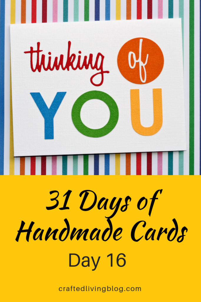 Make this easy DIY card to show your love and support to those you care about. By following the simple step-by-step tutorial, you'll have a handmade card in under an hour! #craftedliving #support #diycrafts #cardmaking