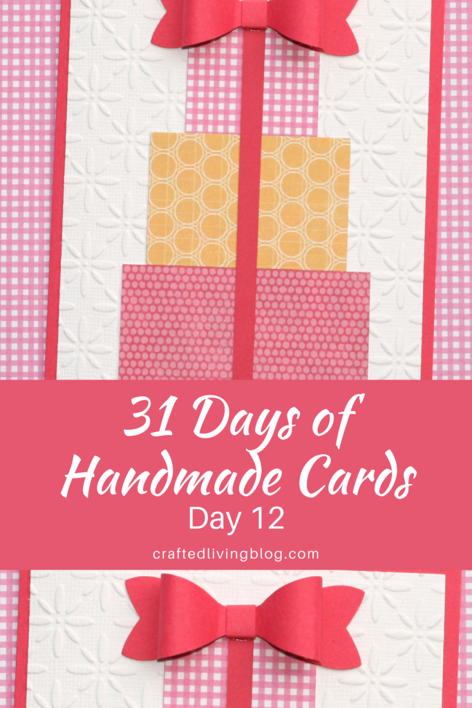 Make this easy DIY birthday card for girlfriends, moms, sisters or anyone else you can think of. By following the simple step-by-step tutorial, you'll have a handmade card in under an hour! #craftedliving #birthdaycards #diycrafts #cardmaking