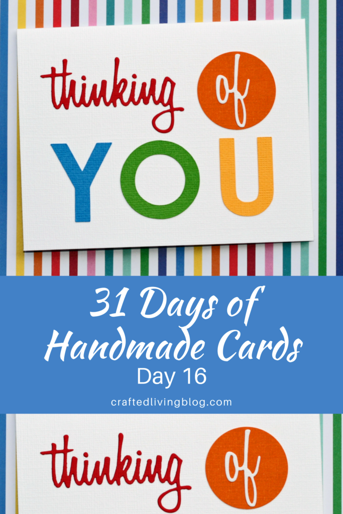 Make this easy DIY card to show your love and support to those you care about. By following the simple step-by-step tutorial, you'll have a handmade card in under an hour! #craftedliving #support #diycrafts #cardmaking