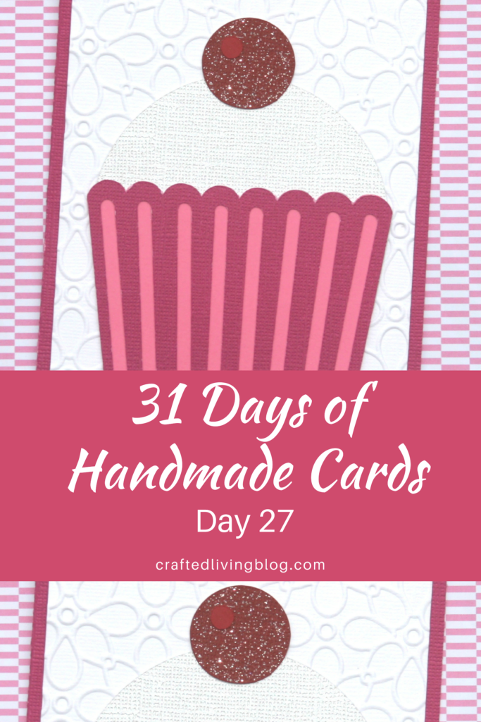 Make this easy DIY birthday card for girlfriends, moms, sisters or anyone else you can think of. By following the simple step-by-step tutorial, you'll have a handmade card in under an hour! #craftedliving #birthdaycards #diycrafts #cardmaking