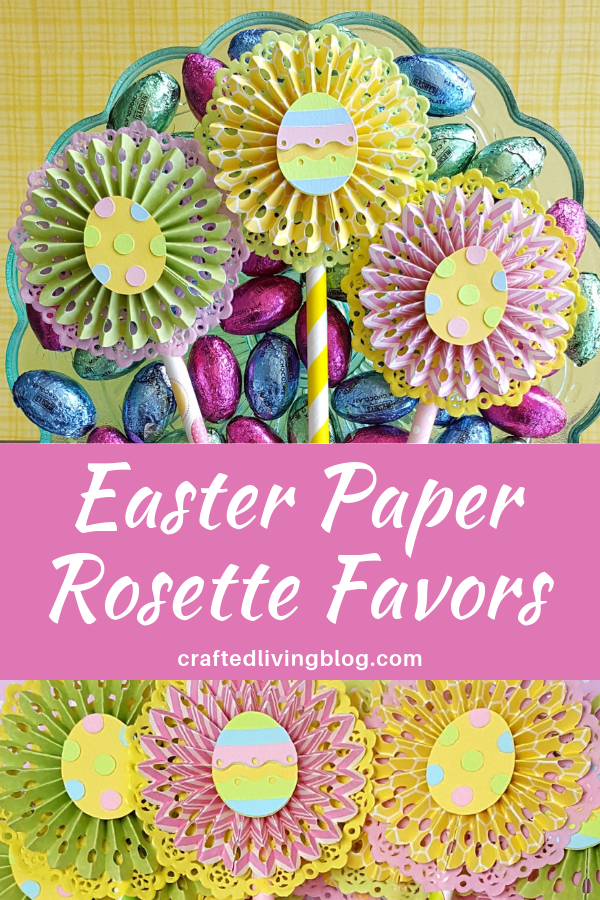 Celebrate Easter by creating these easy DIY Easter favors. A fun craft idea to give to kids and adults paired with your favorite sweet treat. #craftedliving #diycrafts #easter #easterdiy