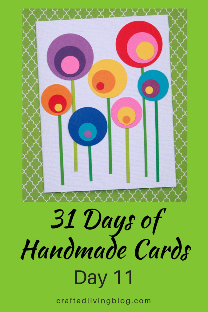 Make this easy DIY card for girlfriends, moms, sisters or anyone else you can think of. By following the simple step-by-step tutorial, you'll have a handmade card in under an hour! #craftedliving #flowers #diycrafts #cardmaking