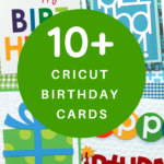 Birthdays happen all year long. Be prepared for the next party by having a batch of handmade birthday cards ready to go. Fire up your Cricut and have fun making these simple card ideas to add to all your birthday gifts. Let's create! #craftedliving #birthdaycards #diycrafts #cardmaking