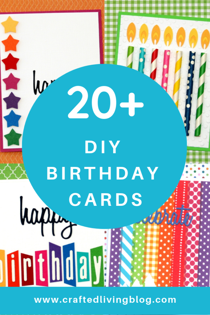 Birthdays happen all year long. Why not be prepared for the next party by having a batch of handmade birthday cards ready to go. These easy, fun card ideas are perfect to add to your gifts. Now, let's party! #craftedliving #birthdaycards #diycrafts #cardmaking