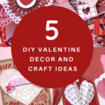Valentine's Day is around the corner and we're sharing some fun DIY valentine decorations and crafts. Whether you're hosting a Galentine party or looking for home decor projects, you're in the right place. These easy ideas are perfect to decorate your home in style. Enjoy! #craftedliving #valentinesday #galentine #diycrafts