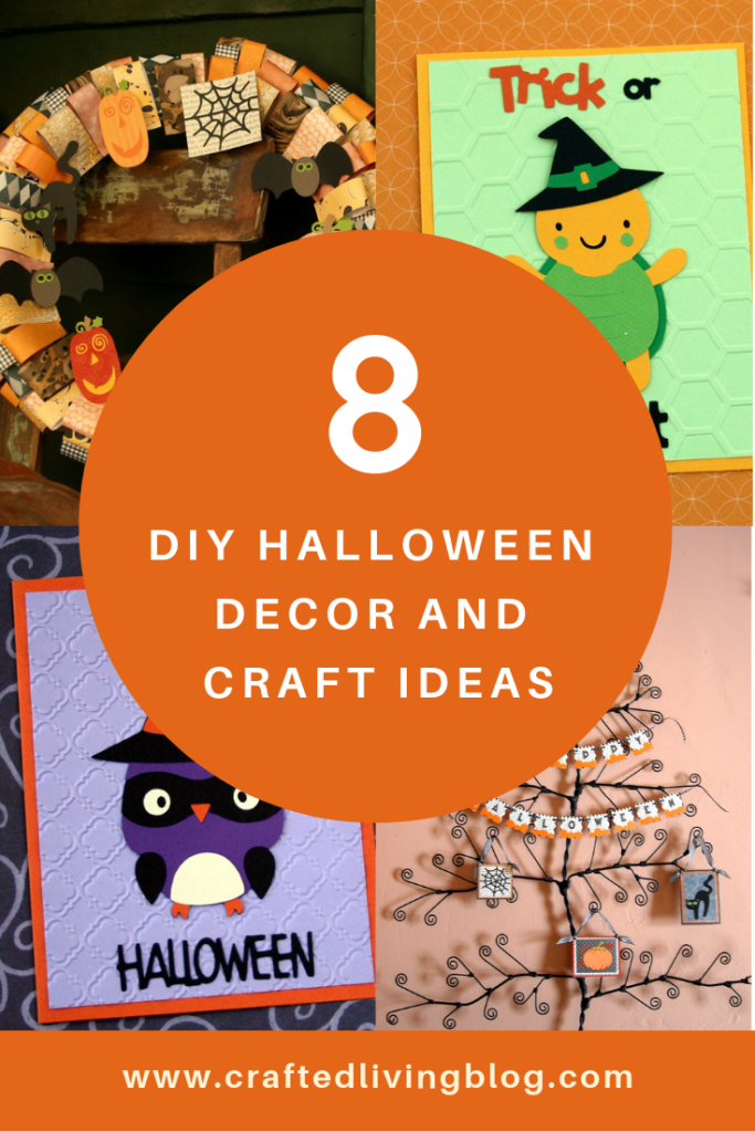 Halloween is here and we're sharing some fun DIY Halloween decorations and crafts. Whether you're hosting a Halloween party or looking to decorate your home, you're in the right place. These easy ideas are perfect for kids, parties or for yourself. Enjoy! #craftedliving #halloween #halloweendecorations #halloweencrafts #halloweendiy