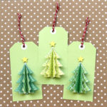 Celebrate Christmas by making these simple DIY tree tags using your favorite paper. Fun idea to add to your holiday gifts or treats to make them extra special. #craftedliving #christmas #christmascrafts #christmasgifts #diychristmas #diychristmasgifts