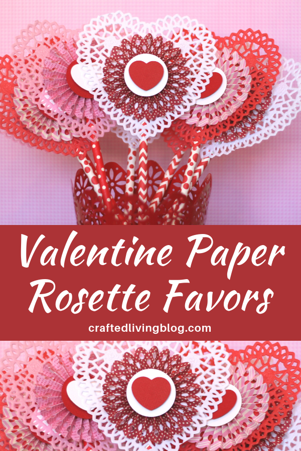Celebrate Valentineâ€™s Day by creating these easy DIY Valentine favors. A fun craft idea to give to kids and adults paired with your favorite treat. #craftedliving #valentinesday #valentines #diycrafts