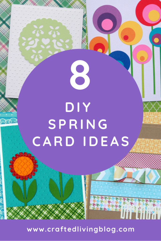 Spring is around the corner and we're sharing some easy DIY handmade cards. Whether you're looking for creative cards for Easter or springtime birthdays, you're in the right place. These easy ideas are perfect to give to those you love. Enjoy! #craftedliving #easter #springcrafts #diycrafts #handmadecard